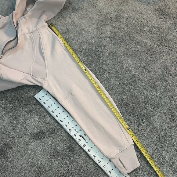Lululemon Scuba Oversized Half Zip Hoodie Light Pink Women's XS/S Workout - Picture 12 of 14